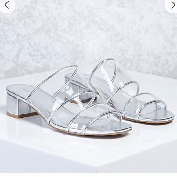 clear sandals forever 21